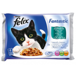 FELIX FANTASTIC LOSOS A PLATÍZ V ŽELÉ KAPS. 4X100G 