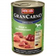 Animonda GRANCARNO® dog adult hovädzie a kačacie srdiečka 400g konzerva 