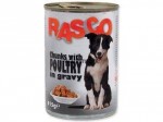 24 x RASCO dog - hydinové kúsky v šťave 415 g 