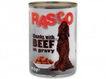 24 x RASCO dog - hovädzie kúsky v šťave 415 g