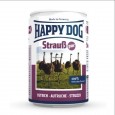 HAPPY DOG Pur - Pštros - 400g