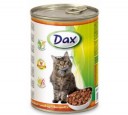 6 x DAX - konzerva pre mačku s hydinou - 415 g