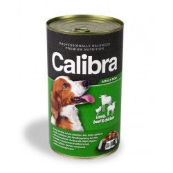 CALIBRA DOG KONZERVA JAHŇACIE HOVADZIE KURA 1240G